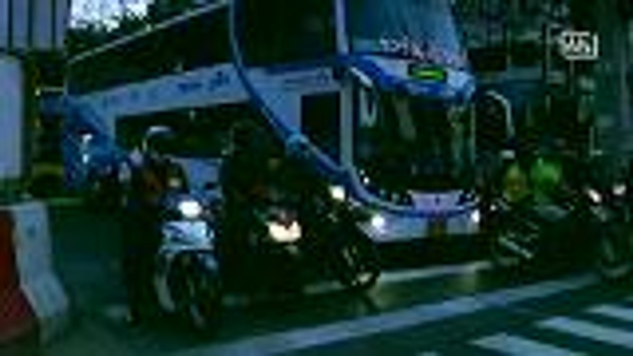 Beware! Motorists on road without helmets in Thailand