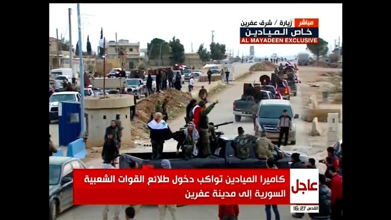 تركيا تقصف قوات موالية للحكومة السورية بعد دخولها عفرين