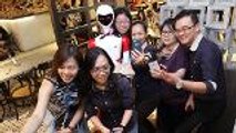 Ipoh kopitiam draws customers with robot waitresses