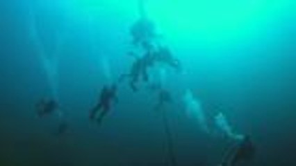 Celebrating winter underwater in Russia