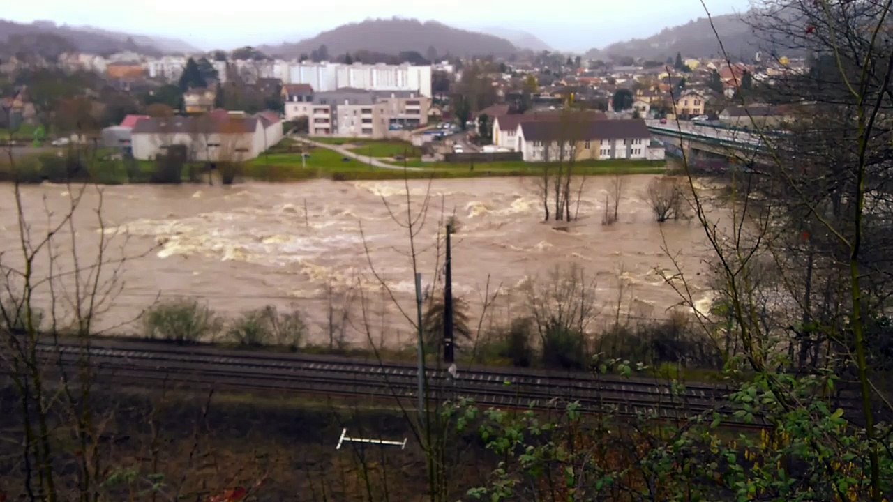 Montée des eaux Gave de Pau 2018
