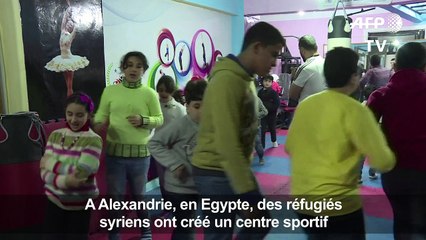 A Alexandrie, de jeunes Syriens retrouvent l'espoir par le sport