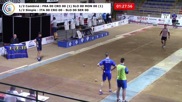 Demi-finales simple et combiné, Euro Jeunes, Saint-Vulbas 2018