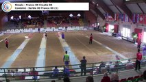 Quarts de finale simple et combiné, Euro Jeunes, Saint-Vulbas 2018