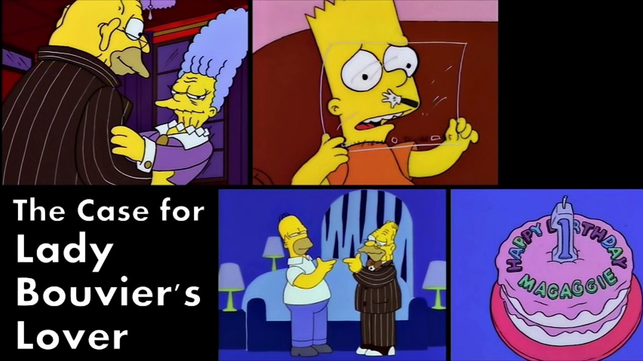Simpsons Showdown!  Old Money vs. Lady Bouvier's Lover