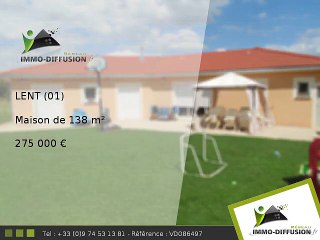 Maison A vendre Lent 138m2 - 275 000 Euros