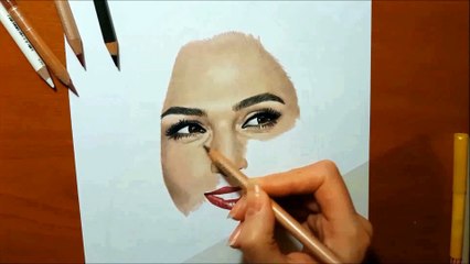 Speed Drawing of Gal Gadot