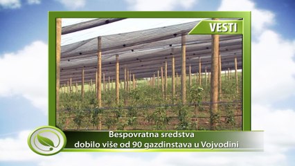VESTI - Bespovratna sredstva dobilo više od 90 gazdinstava u Vojvodini
