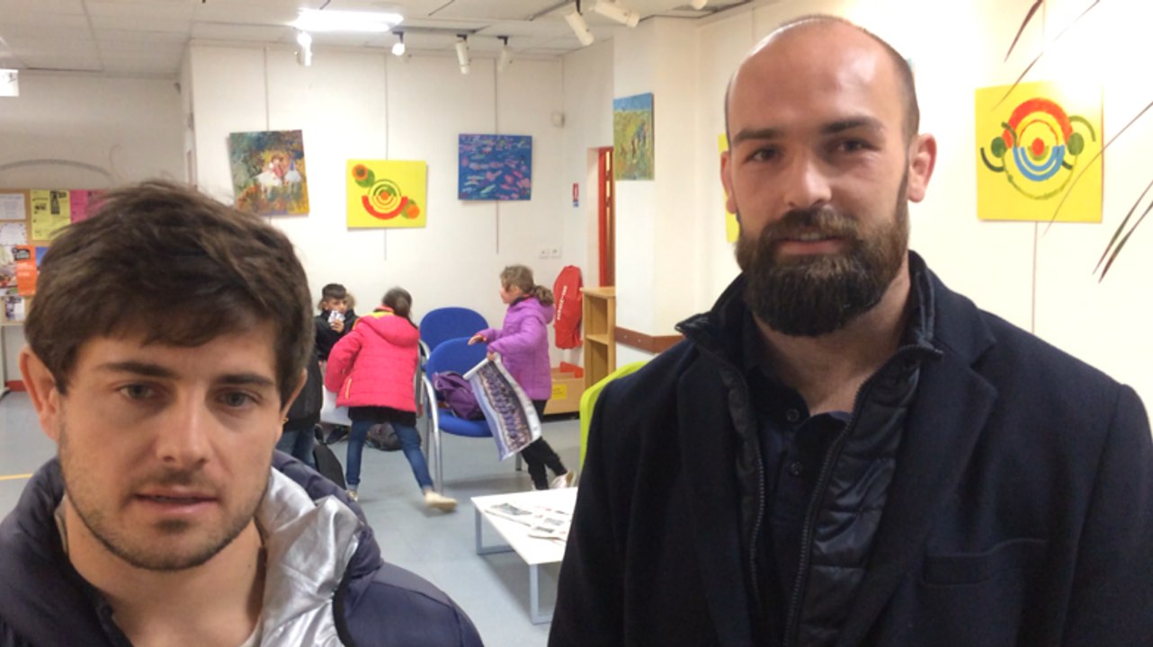 Deux joueurs du RCV à la rencontre des jeunes