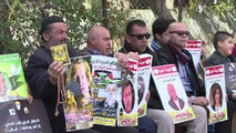 تظاهرة في رام الله دعما للمعتقلين في السجون الاسرائيلية