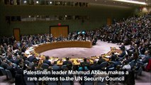 Abbas calls for Mideast peace conference in rare UN speech
