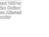 Elegant Comfort 1200 Thread Count 100Percent Egyptian Cotton Goose Down Alternative