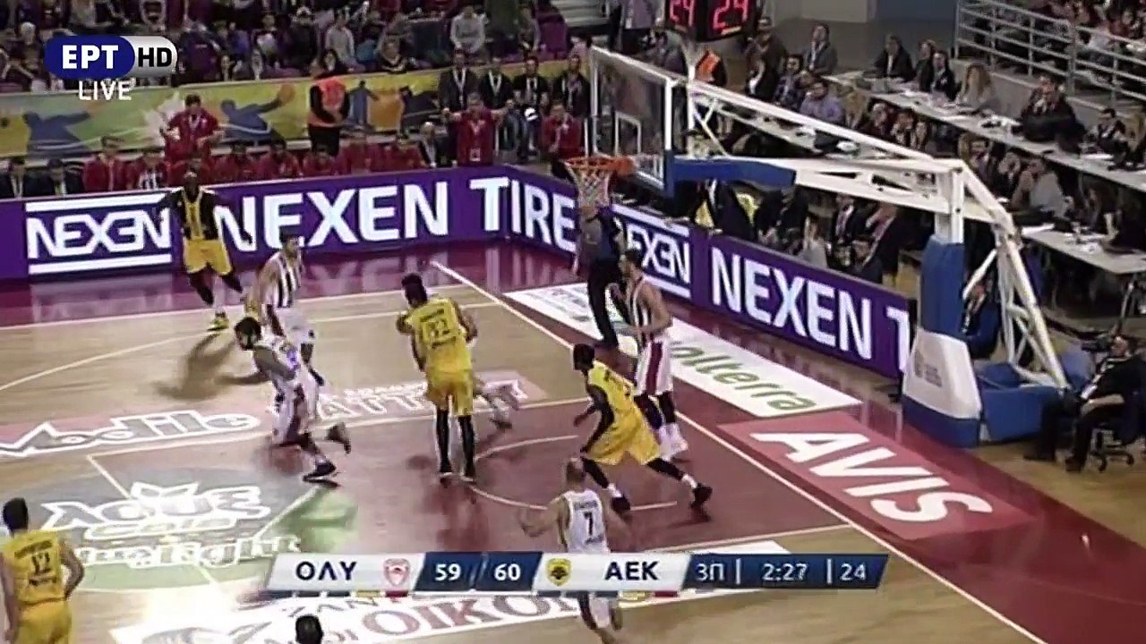ΤΕΛΙΚΟΣ ΚΥΠΕΛΛΟΥ BASKET 2018 - ΟΛΥΜΠΙΑΚΟΣ - ΑΕΚ - Basket Cup 2018 Final Olympiakos vs AEK  2nd  part