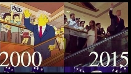 Simpsons Prediction of Donald Trump Becoming President Comes True