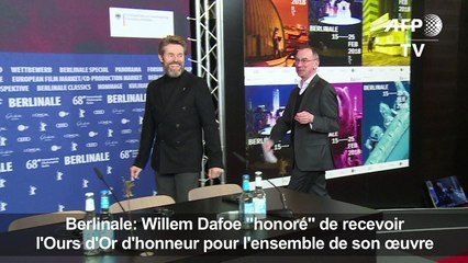 Berlinale: Dafoe "honoré" de recevoir l'Ours d'Or d'honneur