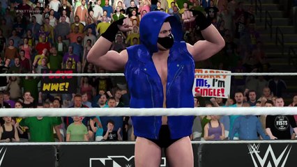 WWE 2K17 - Lucho vs Stone Cold Steve Austin