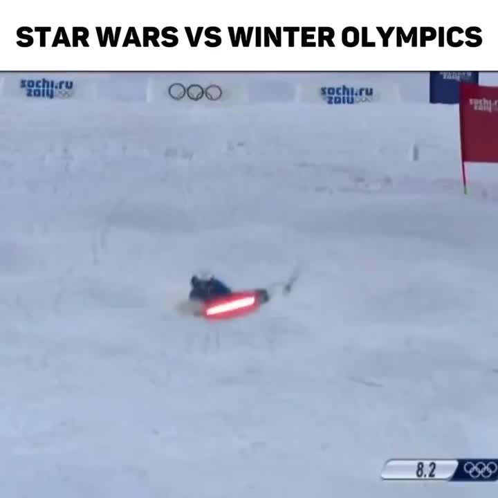 Star Wars at Winter Olympics!