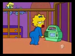 Maggie Simpson dancing sex bomb
