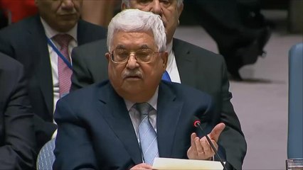 عباس يطرح مبادرة للسلام بمجلس الأمن