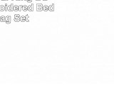 12 Piece Cal King Bamboo Embroidered Bed in a Bag Set