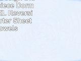 Simple By Design Blue Stripe 8piece Dorm Kit Twin XL Reversible Comforter Sheet Set