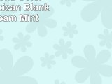 Del Mex Solid Color Deluxe Mexican Blanket Sea Foam Mint