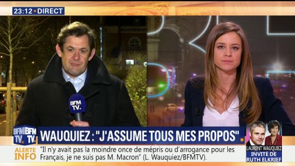 Laurent Wauquiez: "J'assume tous mes propos" (3/3)