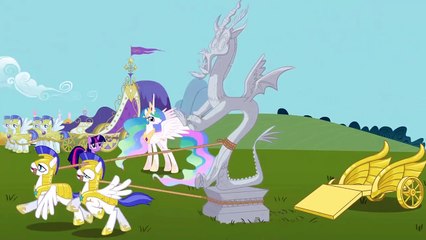 Stone Discord Arrives To Ponyville (Keep Calm and Flutter On) | MLP: FiM [HD]