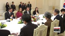 Pres. Moon holds summit meeting with Slovenian counterpart, invites delegates of OAR to Blue House