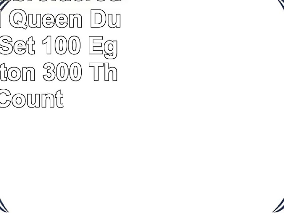 Tasneen Embroidered 3piece Full  Queen Duvet Cover Set 100  Egyptian Cotton 300 Thread