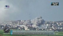 Mais de 200 pessoas morreram em bombardeios do governo Sírio