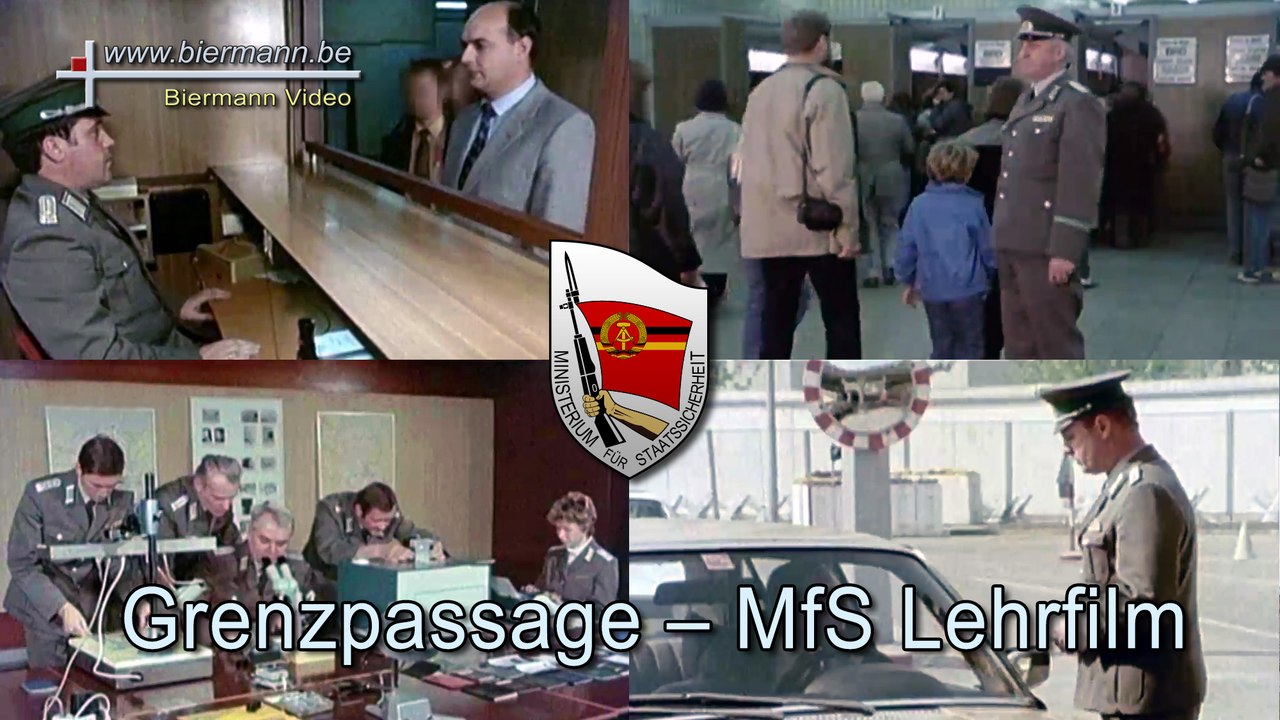 Grenzpassage ein MfS Lehrfilm