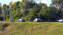 Woman does donuts and rams police car in Gastonia NC intersection || ViralHog