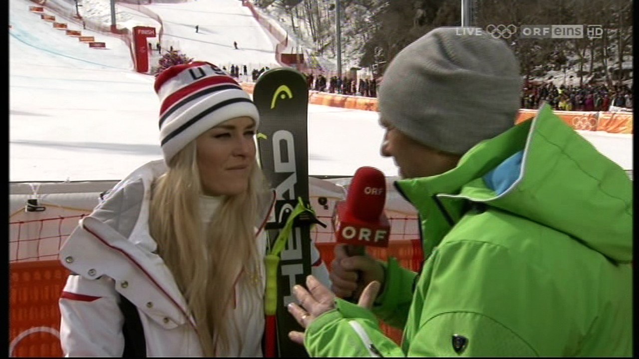 Olympic Downhill Interview - Bronze Medal