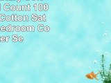 Veratex Luxury Soft 500 Thread Count 100 Egyptian Cotton Sateen Shell Bedroom Comforter