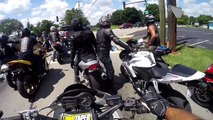 Truck Road Rage Attempt to Wipe Out Bikers || ViralHog