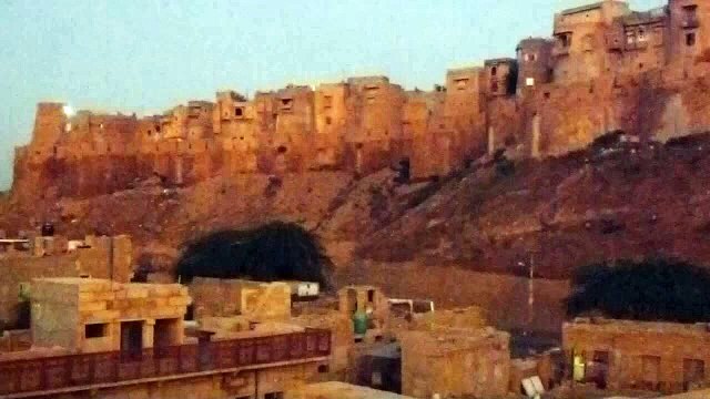 A VIEW OF JAISALMER FORT ,JAISALMER, RAJASTHAN, INDIA