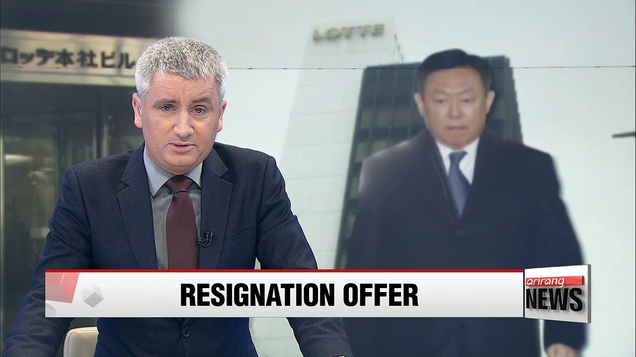 Lotte Group Chairman Shin Dong-bin offers his resignation from Lotte Holdings in Japan: YTN