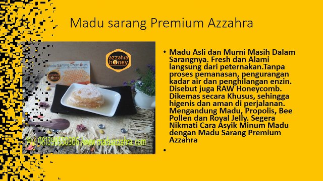 Garansi Uang Kembali, WA +62 813-9855-0306 sarang madu
