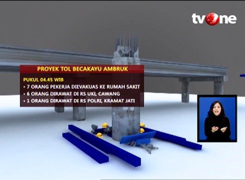 Kronologi Ambruknya Tiang Bracket Proyek Tol Becakayu