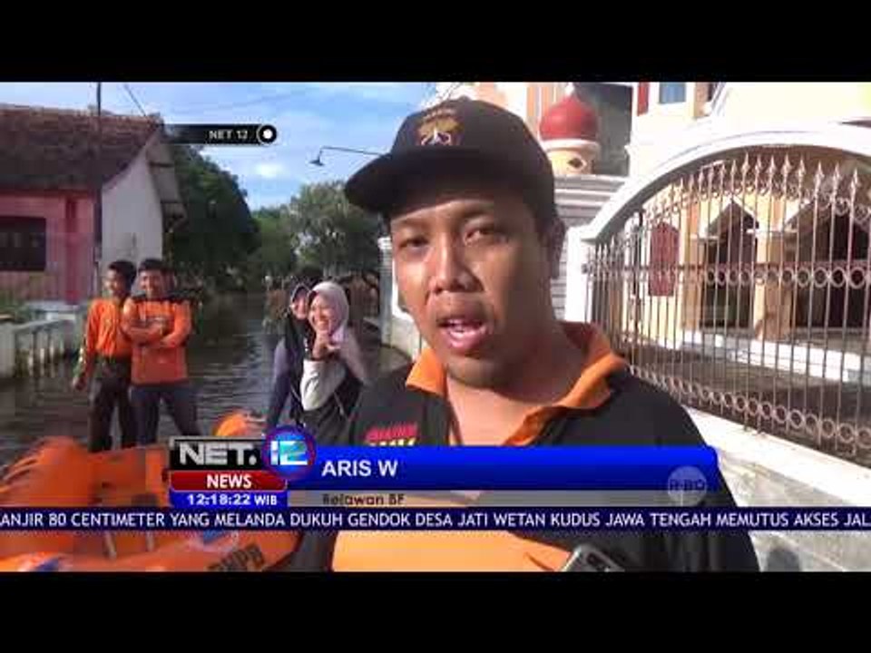 Banjir Di Kudus Putus Akses Ke Sekolah - NET 12
