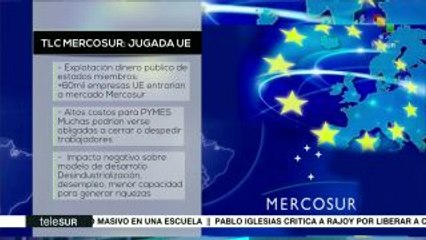 UE busca una posición más ventajosa en el TLC con Mercosur