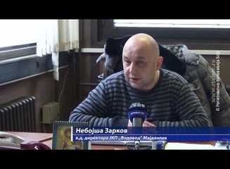 Stabilizovano vodosnabdevanje u Majdanpeku, 22. februar 2018. (RTV Bor)