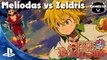 The Seven Deadly Sins - Meliodas vs Zeldris (Story Mode) - PS4