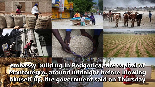 Man lobs grenade at U.S. embassy in Montenegro, then blows himself up _ News News