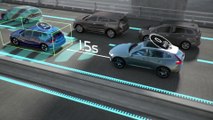 New Volvo V60 - adaptive cruise control with pilot assist - animation