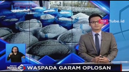 Polisi Sita Garam Oplosan 50 Ton