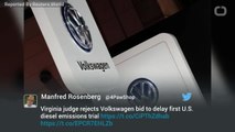 Virginia Judge Rejects Volkswagen Bid to Delay Emissions Trial