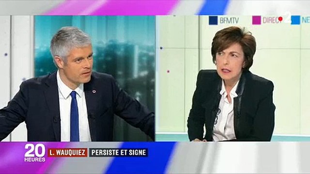 La réponse de Laurent Wauquiez après les enregistrements de Quotidien