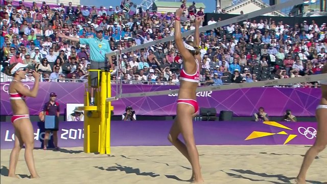 Women's Beach Volleyball Round of 16 - USA v SUI _ London 2012 Olympics